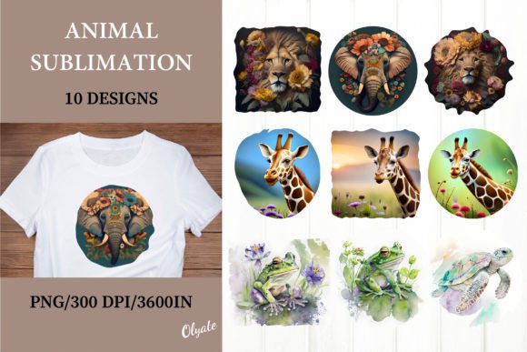 Download Animal T-Shirt Design Bundle. Tshirt PNG - Premium Resources