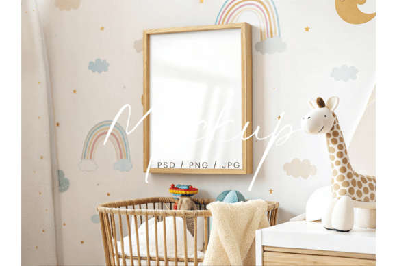 Download Frame Art Mockup for Nursery - Art mockup Collection